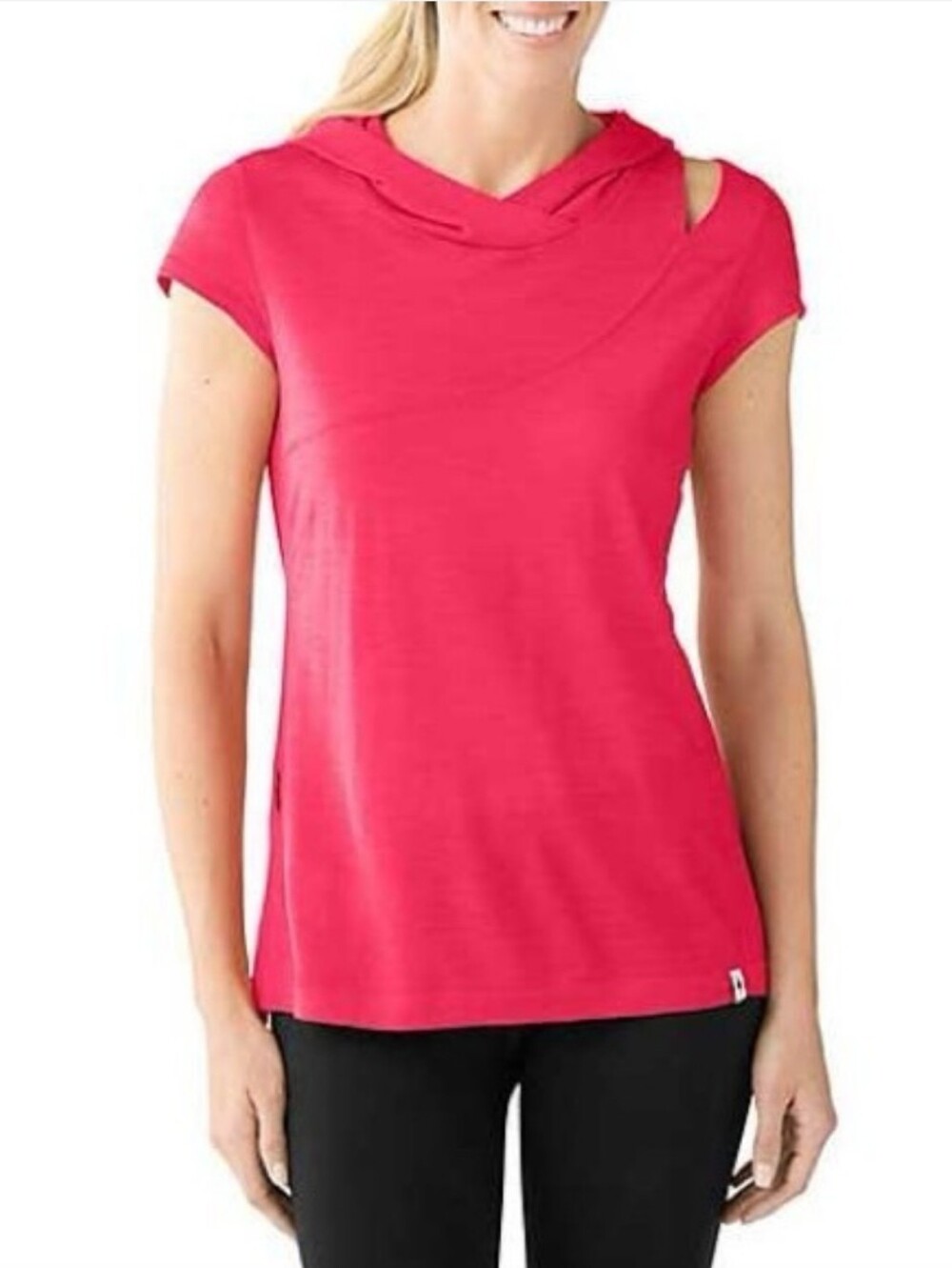 Smartwool Everyday Exploration Hooded Tee In Sunset Size Medium